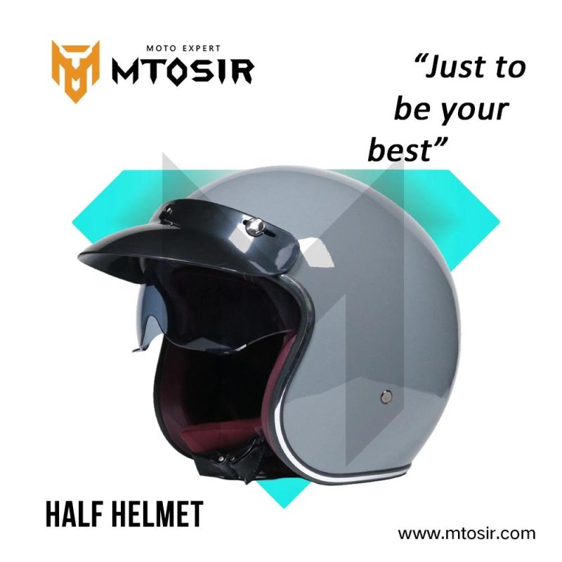 Mtosir Half Face Helmet High Quality Universal Motorcycle Scooter Dirt Bike Bicycle Safety Sunshade Half Helmet