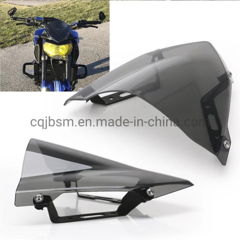 Cqjb Motorcycle YAMAHA Mt-07 Fz-07 18-20 Mt-09 Fz-09 14-18 Front ABS Windshield