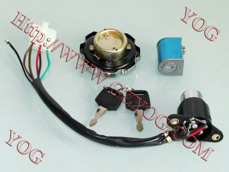 Yog Motorcycle Parts Ignition Switch Complete for Bajaj Bm100 Bm150 Boxer