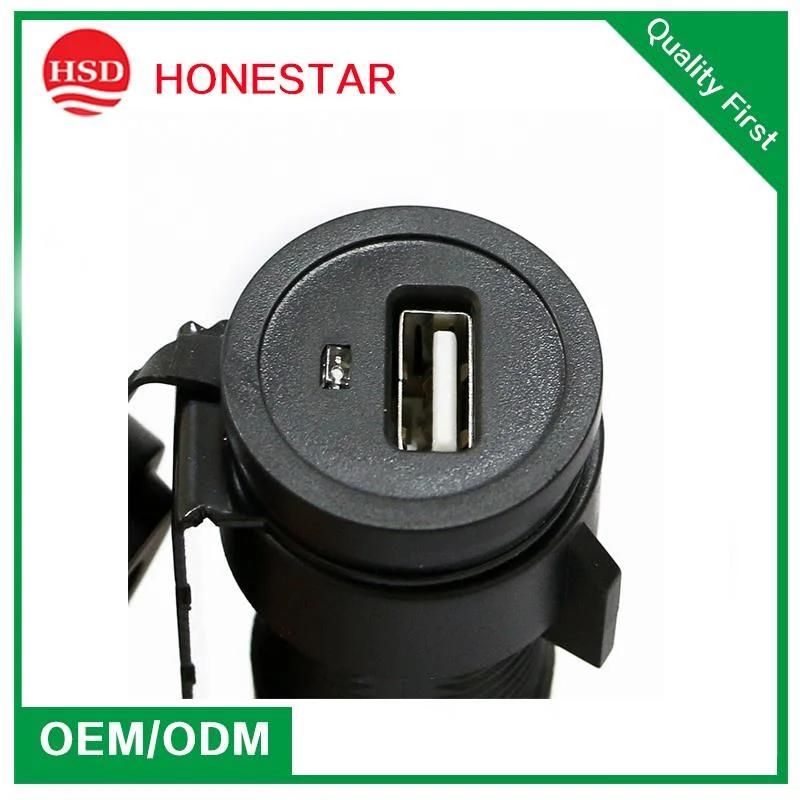 5V 2.1A Output USB Motorbike Charger with Extension Cable