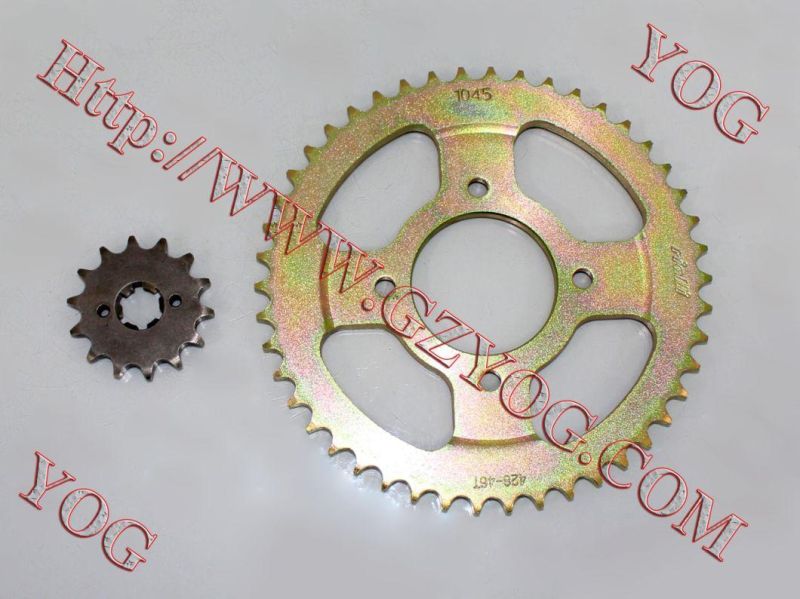 Motorcycle Sprocket Set Pinion Cgl125 Wy125 Cg125