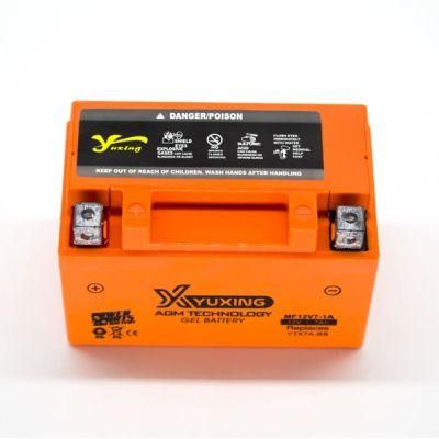 Motorcycle Engine Spare Parts Mf12V7-1A Maintenance-Free Motorcycle Battery for Motorbike