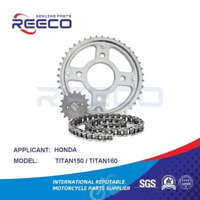 Reeco OE Quality Motorcycle Sprocket Kit for Honda Titan150 Titan160