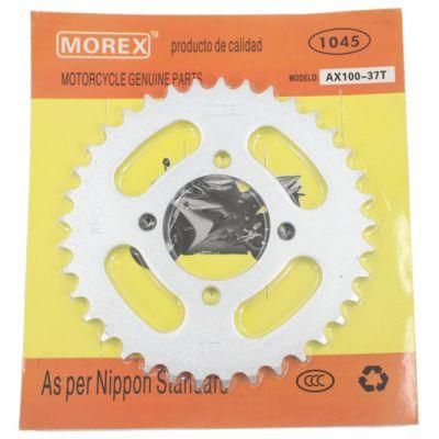 Motorcycle Spare Parts Accessories Original Morex Genuine Sprocket Chain Kit for Suzuki Ax-100
