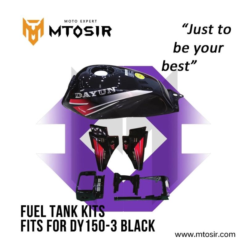 Mtosir Motorcycle Fuel Tank Kits En125 Small Mouth Side Cover Fender Headlight Cover Motorcycle Spare Parts Motorcycle Plastic Body Parts Fuel Tank