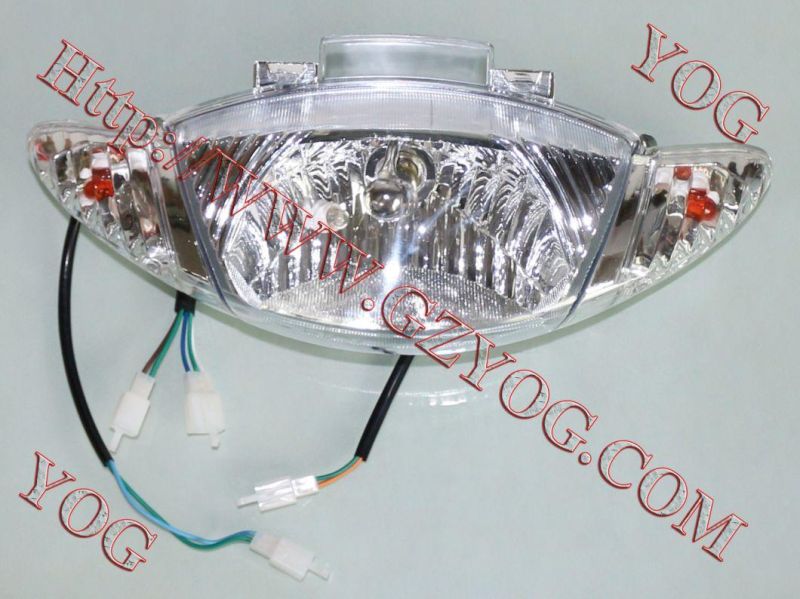 Yog Motorcycle Foco Head Light Headlamp Head Lamp Headlight Wy125 Sqaure