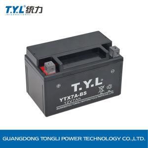 12V7ah/Ytx7a-BS with Best Wholesale Price Power Motorcycle Battery OEM