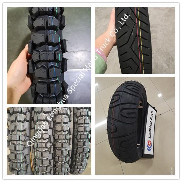 Chinese Factory 6pr Natural Rubber Motorcycle Vacuum Tire (100/80-17; 2.25-17; 2.50-17)