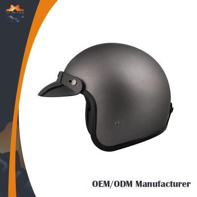 Custom Universal Vintage High Quality ABS Open Half Face Riding Helmet for Motorcycles.