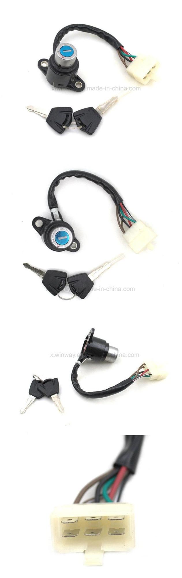 Cbt125 Motorcycle 6 Wire Ignition Starter Switch Lock Set Motorcycle Parts