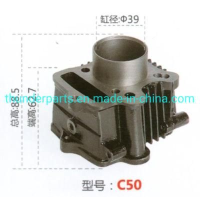 Motorcycle Cylinder Block Kit for C50 39mm