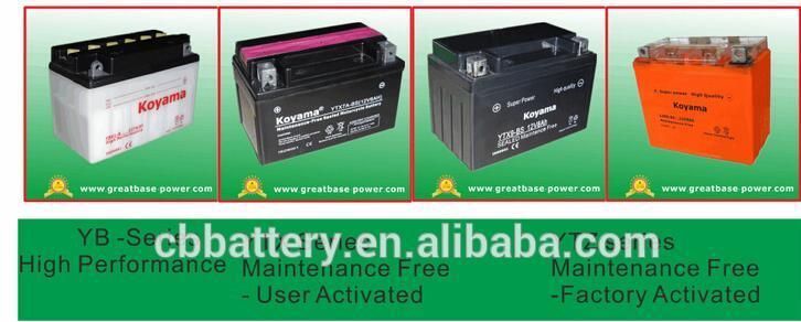 12V4ah Motorcycle Parts Maintenance-Free Lead Acid Rechargeable Motorcycle Battery