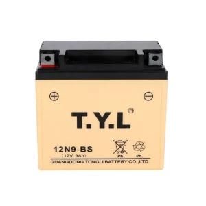 Gn125 12V9ah Cream Lead-Acid Motorcycle Battery