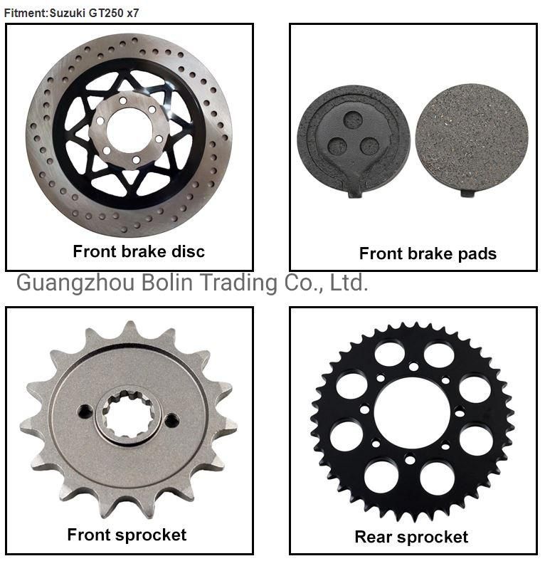 Motorcycle Parts for Suzuki Gt250 X7