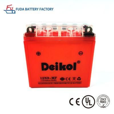 12n9 12V9ah Power Sports Maintenance Free Sealed AGM Motorbike Motorcycle Battery