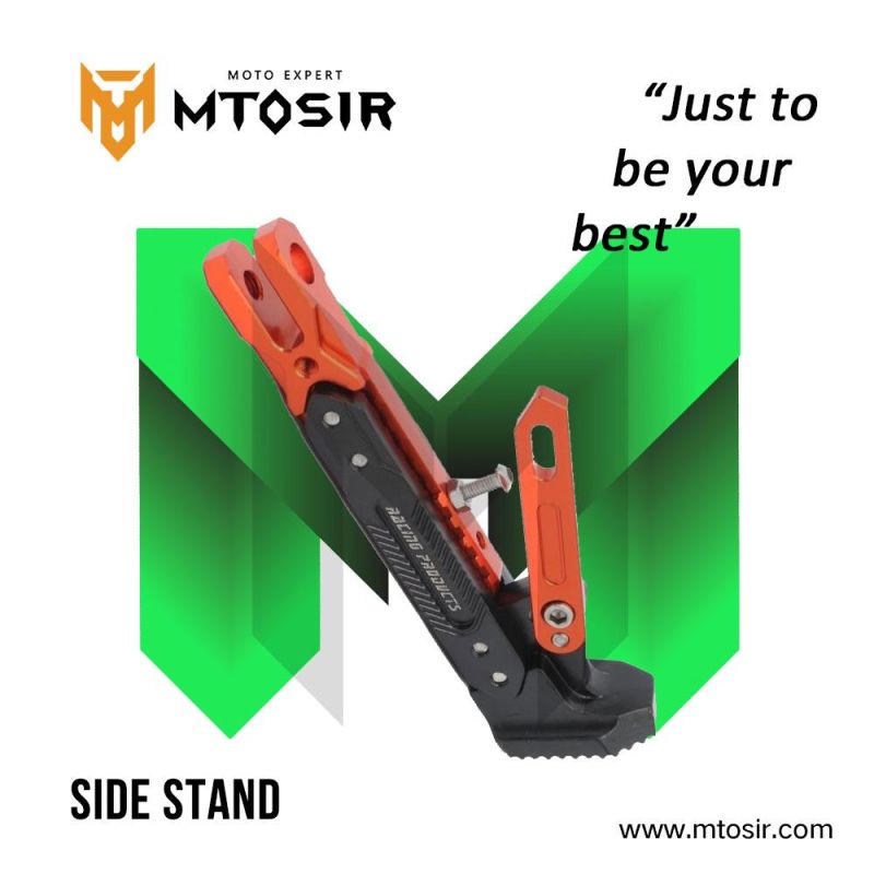 Mtosir Motorcycle Aluminium Side Stand Colorful High Quality Professional Spare Parts Chassis Frame Side Stand