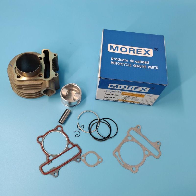 Motorcycle Spare Parts Accessories Morex Genuine Kits Piston & Cylinder for Engine Rx 100 Original Honda Suzuki YAMAHA Bajaj