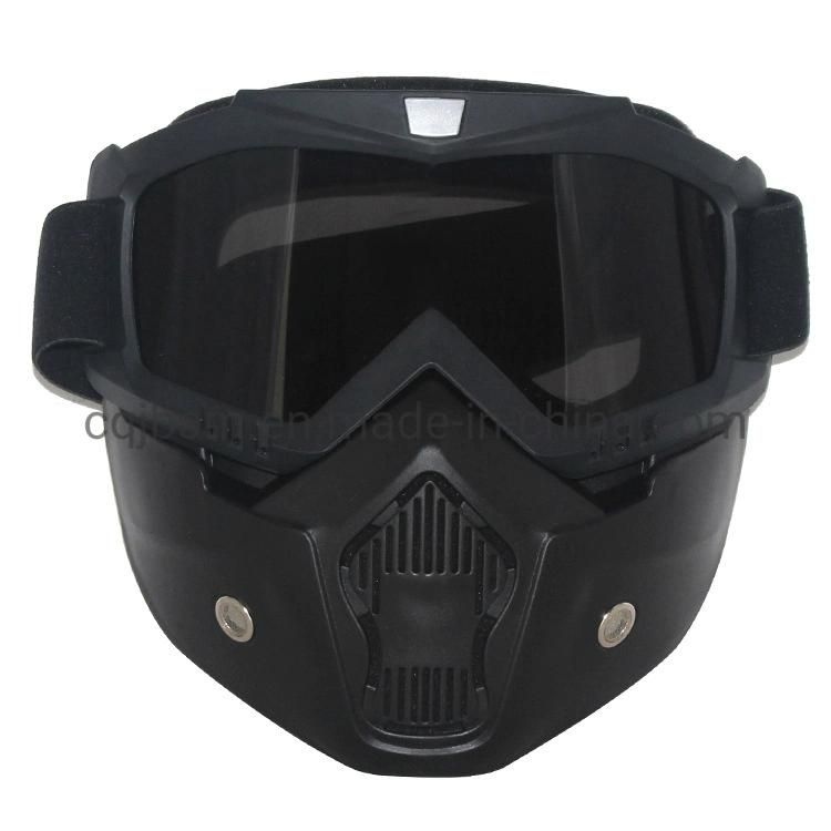 Cqjb Motorcycle Face Dust Shield Waterproof Windproof Anti-Fog Mirror Mask