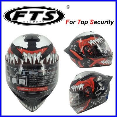 Motorcycle Spare Parts and Accessories Safety Protector ABS Helmets Full Face Half Open Jet Cross F-102 Carbon Material Double Visors Agv K2
