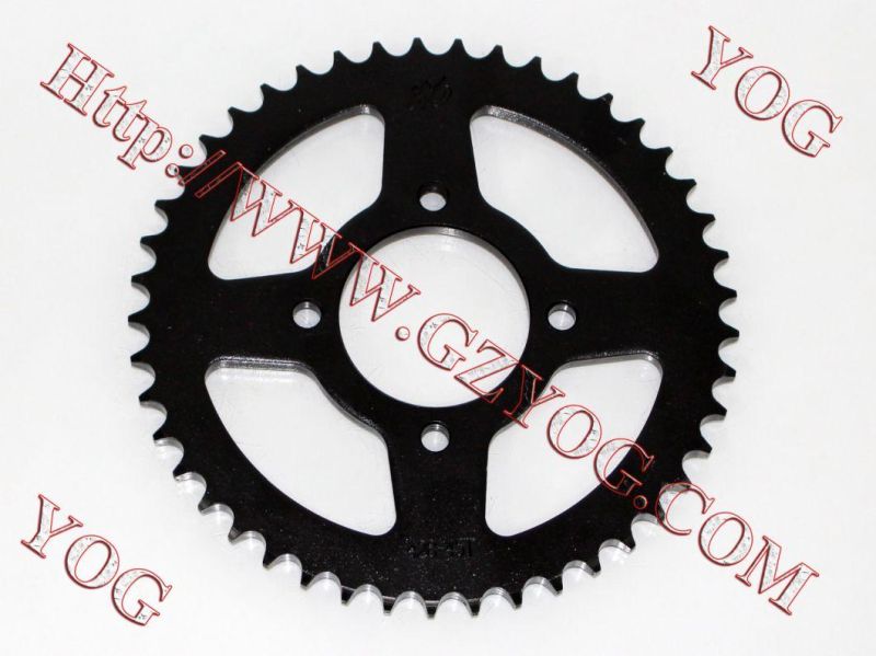 Yog Motorcycle Parts Rear Chain Sprocket for Cg125 Gn125 GS125