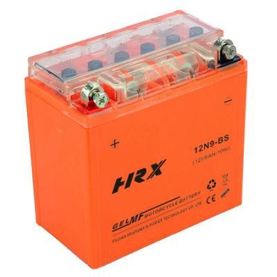 Rechargeable Lead Acid Gel 12n9-BS Motorcycle Battery