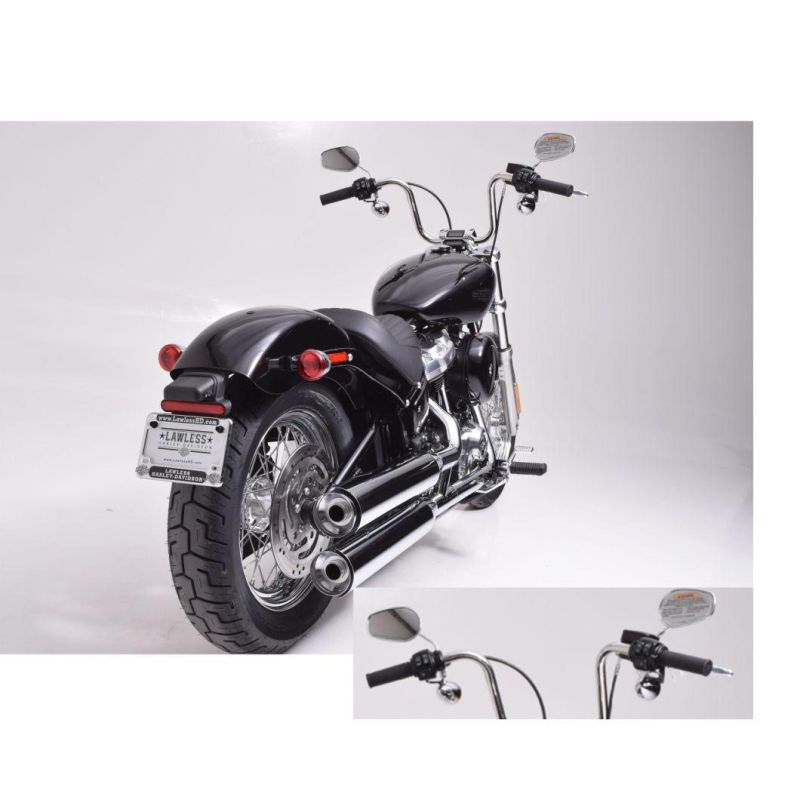 Benlari Motorcycle 1 Inch Black Handlebars Grips 25mm Handle Bars Grips Universal Compatible for Harley Honda Kawasaki Suzuki YAMAHA Bobber Chopper Cafe Racer