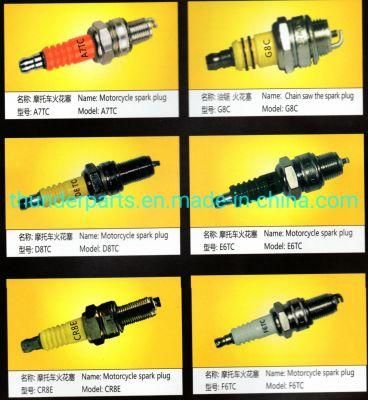 Motorcycle Spare Parts Spark Plug 10/12/14mm D8tc A7tc CPR7e for Honda/Suzuki/YAMAHA