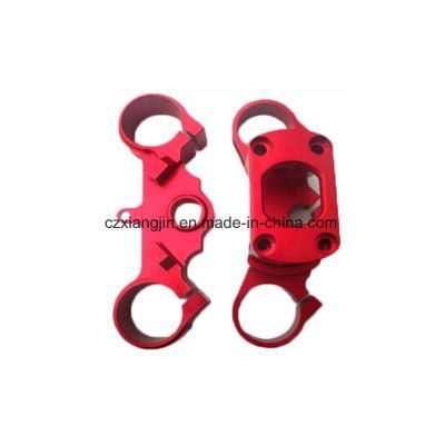 CNC Machined Aluminum Racing Motorcycle Upper and Bottom Triple Clamp