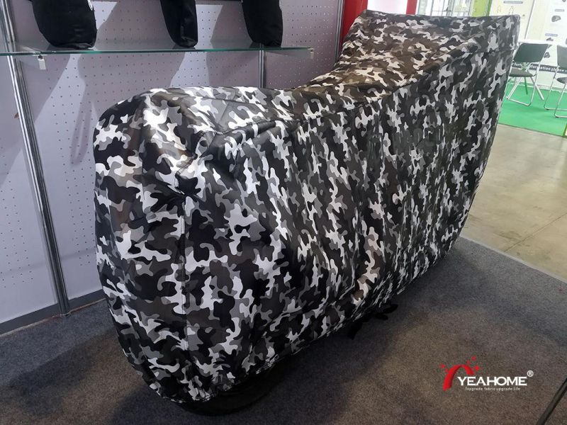 Camouflage Printing Outdoor Motorcycle Cover Fleece Inside Protection