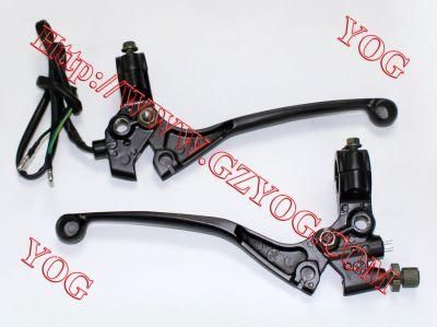 Motorcycle Clutch and Brake Lever Mirror Holder with Levers Hj125-7 CB-125ace Hlx100