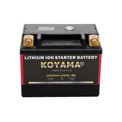 LFP4l-BS Lithium Ion Battery for Ytx4l-BS Lead Acid Motorcycle Battery