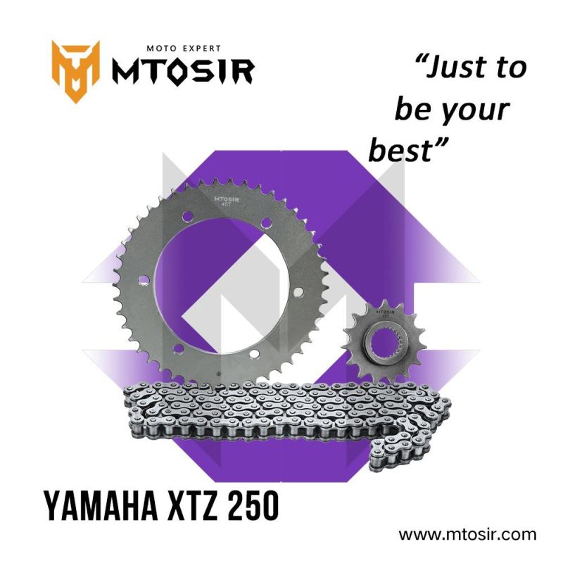 Mtosir High Quality Transmission Kit for YAMAHA Xtz Honda Cg Fan 125 New Honda Cg150 Motorcycle Chain and Sprocket / Wheel Kit