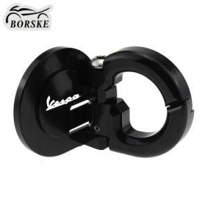 Factory CNC Motorcycle Foldable Storage Helmet Hook Scooter Luggage Hook for Vespa Gts Gtv 250 Part