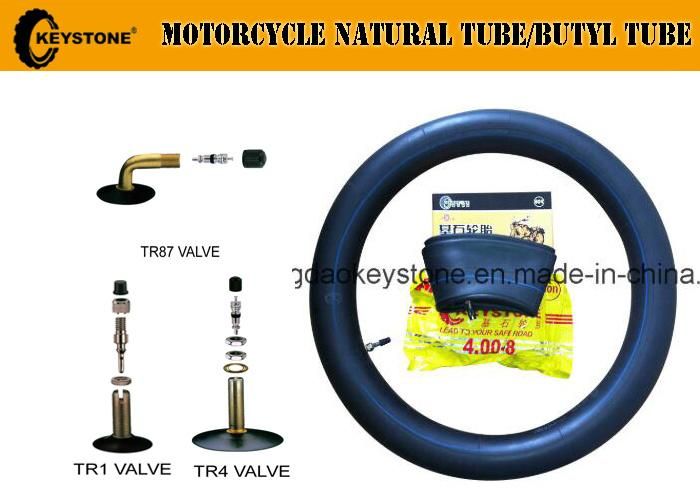 ISO Standard Super Quality Natural Rubber and Motorcycle Inner Tube (3.50/4.00-19)