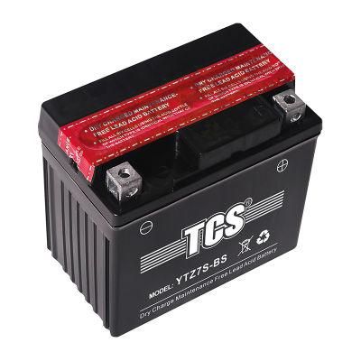 TCS Motorcycle Battery Dry Charged Maintenance Free YTZ7S-BS