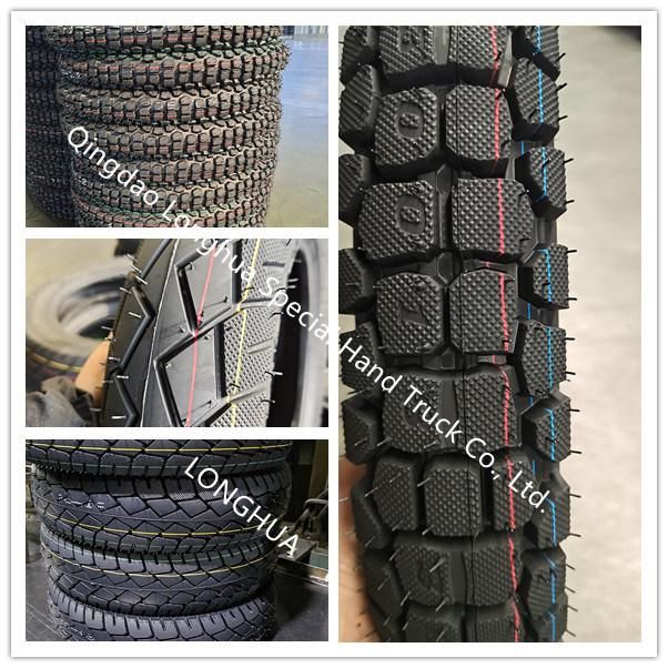 Chinese Factory 6pr Natural Rubber Motorcycle Vacuum Tire (100/80-17; 2.25-17; 2.50-17)