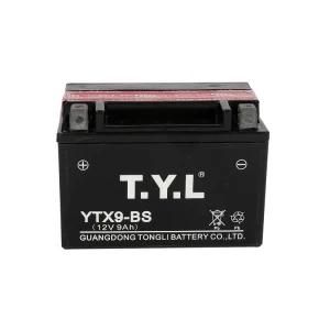 Ytx9-BS (12V9AH) Dry Charged Lead Acid Motorcycle Battery