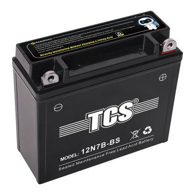 TCS Sealed Maintenance Free Motorcycle Battery 12N7B-BS