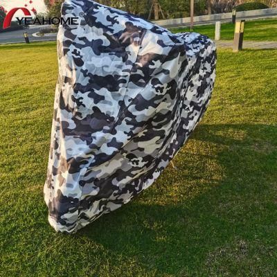 Fleece Protection Water-Proof Camo Motorcycle Cover UV Protection Motorbike Cover