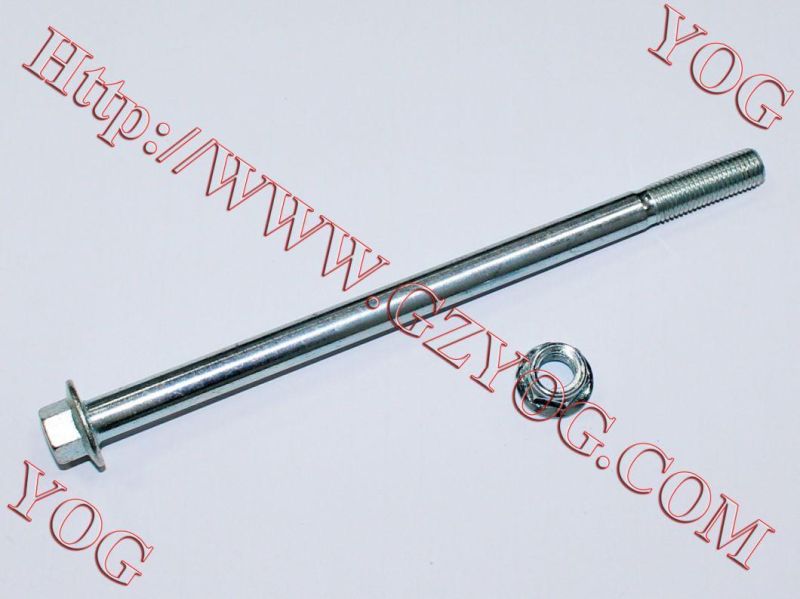 Yog Motorcycle Spare Part Rear Wheel Axle for Tvs Star (10X220) Bajaj Boxer (10X240) Tvs Star Hlx125 (12X218)