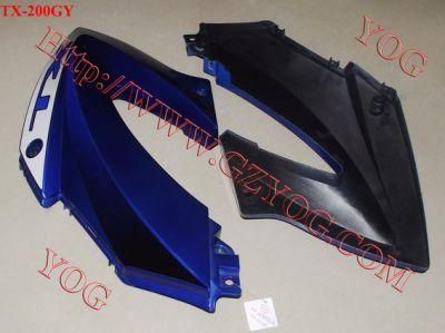 Motorcycle Spare Parts Oil Tank Fuel Tank Side Cover for Tx 200gy/Skr200