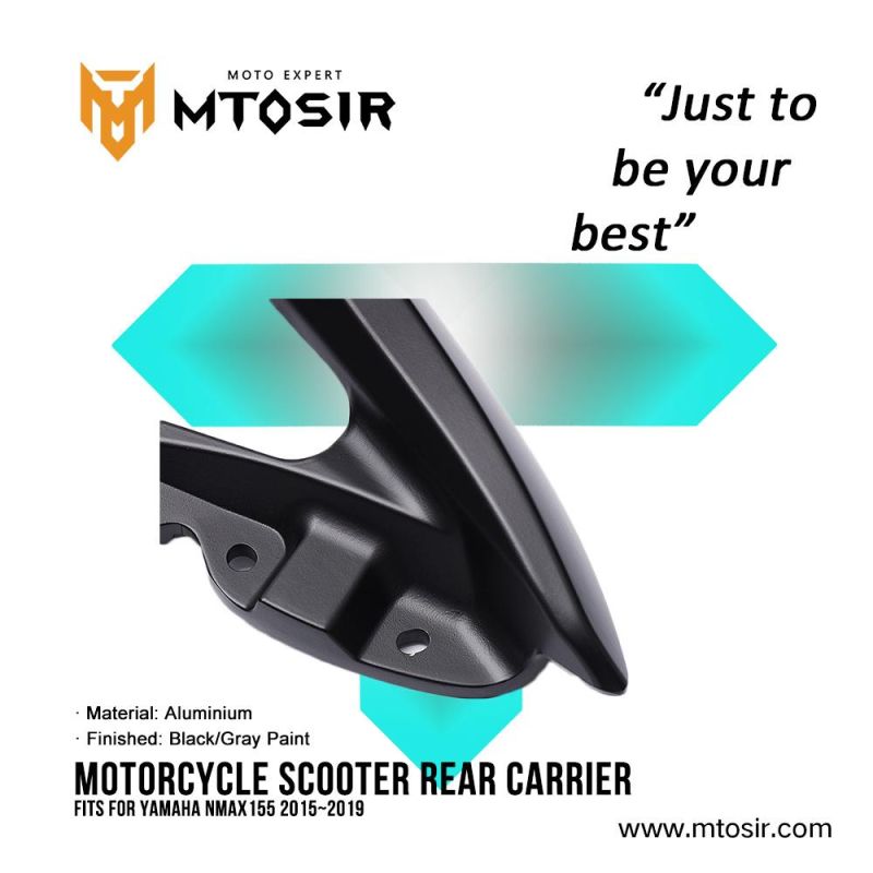 Mtosir High Quality Rear Carrier Motorcycle Scooter Fits for YAMAHA Nmax155 15-19 Motorcycle Spare Parts Motorcycle Accessories