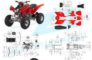 We Can Provide Complete 250cc ATV Parts