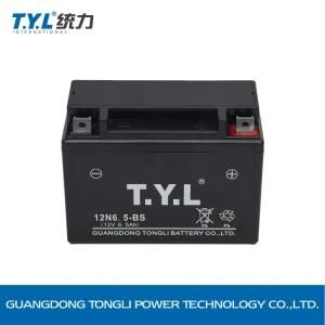 12n6.5-BS 12V6.5ah Maintenance Free Lead Acid Motorcycle Battery Cg125 Yb6.5