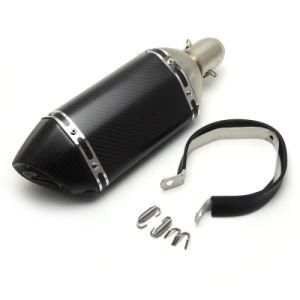 Fcmun189 Motorcycle Exhaust System Parts Matt Finish Full Carbon Hexagon Muffler