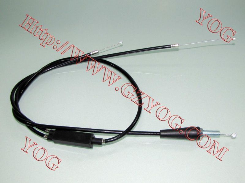 Yog Motorcycle Spare Parts Throttle Cable for Max/Bis/Fair, XL125s, Tvs Victor Glx-125