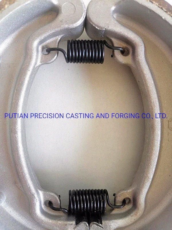 High Quality, High Wear Resistance, No Nosise Motorcycle Brake Shoes Parts, Asbestos or Asbestos Free -----Gbt125