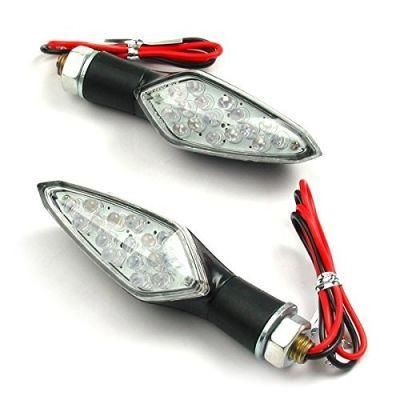 Motorcycle Motorbike Turn Signals Indicators Blinker Amber Light 12V for Bobber Chopper Harley Custom Sportster