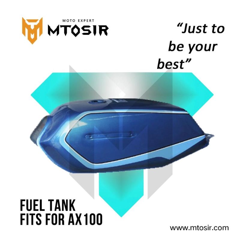 Mtosir Fuel Tank for Suzuki Ax-4 (GD110) Ax100 High Black Quality Oil Tank Gas Fuel Tank Container Motorcycle Spare Parts Chassis Frame Part