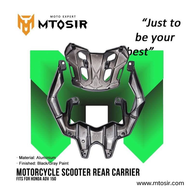 Mtosir Motorcycle Scooter Rear Carrier Adv150 High Quality Black/Gray Paint Professional Rear Carrier for Honda Adv